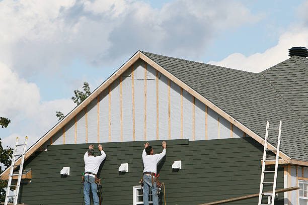 Professional Wood Siding technician working in Pleasant Hall, PA